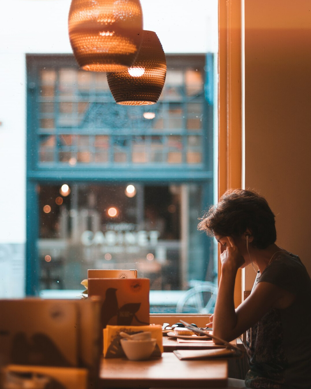 person reflecting on purchase decision